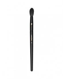 This versatile, long-haired brush gradually tapers to a medium-size dome of soft, natural hair bristles. Its unique shape makes it ideal for applying shadow all over lids, softening eye contour colors, diffusing shadow pigments or setting concealer to perfection. Shadow is seamlessly blended with horizontal strokes from the outer corner of lid up into the crease, making eyes look extra defined. Concealer is set by using light vertical strokes around the eye area. This versatile, long-haired brush gradually tapers to a medium-size dome of soft, natural hair bristles. Its unique shape makes it ideal for applying shadow all over lids, softening eye contour colors, diffusing shadow pigments or setting concealer to perfection. Shadow is seamlessly blended with horizontal strokes from the outer corner of lid up into the crease, making eyes look extra defined. Concealer is set by using light vertical strokes around the eye area.