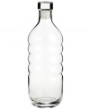 Stay hydrated in style with the Spa bottle by Artland. Wide-ribbed glass with a rounded base and metal stopper lends understated cool to casual tables.