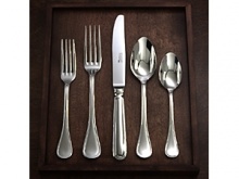 Couzon flatware bears the French Quality One symbol, the highest European standard. Wide teardrop handles and refined shape grace any setting with elegance and high style . Forged from 18/10 stainless steel, each piece is hand-polished. Crafted in full European size. 5 Piece Place Setting includes:Salad Fork , Place Fork ,Place Knife , Soup Spoon and Teaspoon. Couzon flatware bears the French Quality One symbol, the highest European standard. Wide teardrop handles and refined shape grace any setting with elegance and high style . Forged from 18/10 stainless steel, each piece is hand-polished. Crafted in full European size. 5 Piece Place Setting includes:Salad Fork , Place Fork ,Place Knife , Soup Spoon and Teaspoon.
