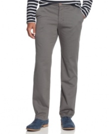 Add some variety to your pants collection with these stylish colored chinos by Univibe. Add some variety to your pants collection with these stylish colored chinos by Univibe.