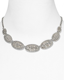 Play up your collarbone with Nadri's graceful necklace. Whether you're going black tie or basic, this crystal encrusted stunner looks lovely. Play up your collarbone with Nadri's graceful necklace. Whether you're going black tie or basic, this crystal encrusted stunner looks lovely.