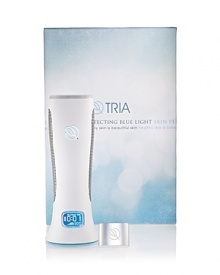 See your skin in new light with TRIA Blue Light, a revolutionary hand-held device that applies the therapeutic power of blue light to skin to give you a clear, smooth, radiantly healthy complexion. TRIA Blue Light gives your daily skincare routine a boost with the same professional strength blue light used by dermatologists and a power density 10 times greater than any competitive device to help you achieve and maintain naturally glowing, healthy-looking skin. You'll notice improvement to your complexion in just two weeks. Simply use it for a few minutes a day; the rest of your routine is up to you! See your skin in new light with TRIA Blue Light, a revolutionary hand-held device that applies the therapeutic power of blue light to skin to give you a clear, smooth, radiantly healthy complexion. TRIA Blue Light gives your daily skincare routine a boost with the same professional strength blue light used by dermatologists and a power density 10 times greater than any competitive device to help you achieve and maintain naturally glowing, healthy-looking skin. You'll notice improvement to your complexion in just two weeks. Simply use it for a few minutes a day; the rest of your routine is up to you!