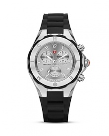 For the style-setter, Michele's mirror-faced chronograph is a timely showpiece. Wear this high-shine ticker to work a silvery polish round-the-clock. For the style-setter, Michele's mirror-faced chronograph is a timely showpiece. Wear this high-shine ticker to work a silvery polish round-the-clock.