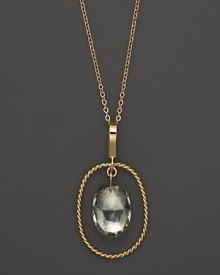 Rosecut green amethyst adds rich sparkle to 14K yellow gold. By Nancy B. Rosecut green amethyst adds rich sparkle to 14K yellow gold. By Nancy B.