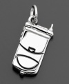 A pretty charm for the girl who loves to talk! Moveable flip-phone by Rembrandt Charms is crafted in sterling silver. Approximate drop: 1 inch.