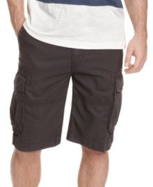 Your summer staple, crafted in cool cargo style from Nautica. Your summer staple, crafted in cool cargo style from Nautica.