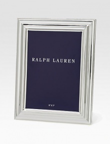 Like details seen in classic architecture, this shimmering silver-plated design flaunts your treasured photos fabulously. From the Ogee CollectionBlack fabric backingAnti-tarnish finishSilver-plated RL closureSignature gift boxImportedDIMENSION INFORMATION4 X 6 (6 X 8 overall)5 X 7 (7 X 9 overall)8 X 10 (10 X 12 overall) Like details seen in classic architecture, this shimmering silver-plated design flaunts your treasured photos fabulously. From the Ogee CollectionBlack fabric backingAnti-tarnish finishSilver-plated RL closureSignature gift boxImportedDIMENSION INFORMATION4 X 6 (6 X 8 overall)5 X 7 (7 X 9 overall)8 X 10 (10 X 12 overall)