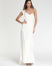 Nicole Miller Gown - One Shoulder Silk Gown Nicole Miller Gown - One Shoulder Silk Gown