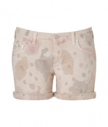 Stylish almond denim short from See by Chloe - These figure-enhancing shorts channel the must-emulate look of the moment - Classic five-pocket styling, slim fit, rolled hem, all-over print - Pair with ribbed tights and a pullover for cold-weather cool or with a tunic top and platforms for springtime chic Stylish almond denim short from See by Chloe - These figure-enhancing shorts channel the must-emulate look of the moment - Classic five-pocket styling, slim fit, rolled hem, all-over print - Pair with ribbed tights and a pullover for cold-weather cool or with a tunic top and platforms for springtime chic