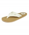 Ride the wave of stylish comfort this summer in Roxy's Riptide thong sandals.