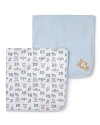 Absorba Infant Boys' Swaddle Blankets - 2 Pack