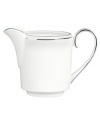 In an exquisite union of the contemporary and the classical, renowned bridal designer Vera Wang and Wedgwood have created a dinnerware and dishes pattern that brings elegance to the modern table. Blanc sur Blanc marries pure white with a textured matte border and platinum edging for subtle tonal contrast.
