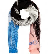 An easy way to work a pop of color into your outfit, Diane von Furstenbergs washed silk chiffon scarf is both uplifting and chic - Sheer washed silk chiffon - Wrap around tailored sheath dresses or pair with a boyfriend blazer and tee