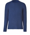 Elegant, streamlined staples anchor any wardrobe, and this blue pullover from Marc Jacobs proves a ready addition to any closet - Crafted from a sumptuously soft, pure alpaca knit - Slim cut fits close to the body - Classic crew neck and subtle, all-over rib trim - Seamlessly transitions from work to weekend and pairs perfectly with jeans, chinos, cords or dress trousers