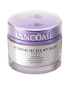 Beyond lifting and repositioning Bio-Stimulating Technology.Wake to firm, redefined contours.- Skin Truth: At night the skins ability to repair itself peaks. With age, this process slows; facial contours become less firm and lose definition.- Lancôme Innovation: Inspired by the skins self-repair process, new Bio-Stimulating Technology delivers a dynamic impulse which spreads from the surface through all skin layers.* Skins regeneration is re-launched.** Facial features look remarkably firmer, denser, more elastic.- Skin Results:*** Night after night, 98% feel skin is firmer, with improved elasticity. In 4 weeks 85% feel tighter skin, wrinkles appear significantly reduced and contours appear redefined. Your skin recaptures its youthful radiance: looks refined, revitalized, luminous.* In vitro tests** Skin regeneration based on cell turnover*** Percentages based on a 4-week consumer test.