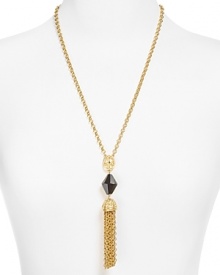 T Tahari Sheid Love It Jet Tassel Drop Necklace, 24 T Tahari Sheid Love It Jet Tassel Drop Necklace, 24