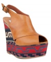 Perfect prints. Steve Madden's Elissaa wedge sandals have a monster platform with one of the boldest Aztec prints ever. So cute!