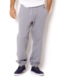 Lounge in style with these sweatpants from Nautica. Lounge in style with these sweatpants from Nautica.