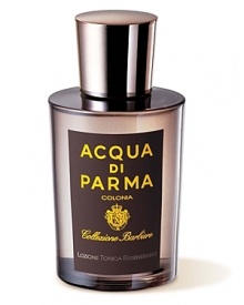 A toning and balancing after-shave lotion for normal to oily skin. Reduced in alcohol content, the after-shave lotion purifies the skin after shaving, refreshes all day long andleaves the skin delicately perfumed by the scent of Colonia. A toning and balancing after-shave lotion for normal to oily skin. Reduced in alcohol content, the after-shave lotion purifies the skin after shaving, refreshes all day long andleaves the skin delicately perfumed by the scent of Colonia.