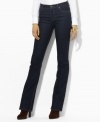 Lauren Jeans Co.'s essential pant features a slim, bootcut leg and a hint of stretch for a versatile, modern look.