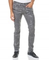 Heavy metal. The wash on these jeans from Marc Ecko Cut & Sew will keep you ahead of the curve.