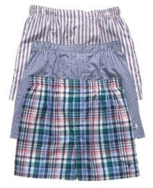 A classic look in a comfortable fit, these boxers from Ralph Lauren are an indispensable addition underneath. A classic look in a comfortable fit, these boxers from Ralph Lauren are an indispensable addition underneath.