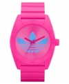 Go glam with the bubblegum hues on this playful sport watch from adidas.
