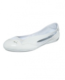 Stay light on your feet with the sweet style of the Winning Diva ballerina flats by Puma. Breathable and ultra-comfortable, they're a weekend or post-workout essential. Stay light on your feet with the sweet style of the Winning Diva ballerina flats by Puma. Breathable and ultra-comfortable, they're a weekend or post-workout essential.
