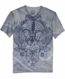 Make your t-shirt a talking point. This graphic shirt from Retrofit will build a buzz on your casual style. Make your t-shirt a talking point. This graphic shirt from Retrofit will build a buzz on your casual style.
