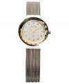 All the elegance of fine jewelry: a stunning watch by Skagen Denmark.