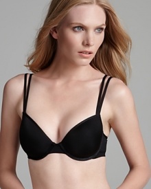A seamless molded bra with versatile open neckline, perfect under tees. From Le Mystere. Style #255 A seamless molded bra with versatile open neckline, perfect under tees. From Le Mystere. Style #255