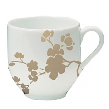 From Raynaud in Limoges porcelain, a modern, Asian-influenced pattern in black, white, and yellow with platinum bordering. Mix in yellow saucers and buffet plates to make the pattern pop. From Raynaud in Limoges porcelain, a modern, Asian-influenced pattern in black, white, and yellow with platinum bordering. Mix in yellow saucers and buffet plates to make the pattern pop.