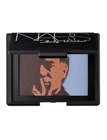 Portrait of the artist as a perfect palette. NARS celebrates Andy Warhol's legendary painting, Self Portrait 1967, with three ranges of eyeshadow palettes, each printed with a classic Warhol philosophy. Self Portrait 3 includes: Dark brown with shimmer overspray, rose pink and heather blue. Made in Italy. Portrait of the artist as a perfect palette. NARS celebrates Andy Warhol's legendary painting, Self Portrait 1967, with three ranges of eyeshadow palettes, each printed with a classic Warhol philosophy. Self Portrait 3 includes: Dark brown with shimmer overspray, rose pink and heather blue. Made in Italy.