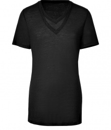 Bring luxe style to your wardrobe basics with this Neil Barrett double V-Neck Tee - Dual V-neckline, short sleeves, slim fit, long body - Pair with jeans, a plaid button down, and motorcycle boots for a casual cool look Bring luxe style to your wardrobe basics with this Neil Barrett double V-Neck Tee - Dual V-neckline, short sleeves, slim fit, long body - Pair with jeans, a plaid button down, and motorcycle boots for a casual cool look