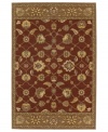 Intricate latticework is marked with antique-inspired florals and medallions in the Shropshire area rug from Karastan, offering a sophisticated, yet casual design for your floors. Crafted in the USA of pure New Zealand wool.