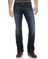 Trim down.  These slim-fit jeans from INC International concepts are a modern upgrade on classic denim style.