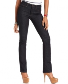 In a classic dark wash, these Joe's Jeans bootcut jeans are both figure flattering and a timeless fashion staple! In a classic dark wash, these Joe's Jeans bootcut jeans are both figure flattering and a timeless fashion staple!