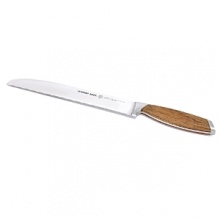 German stainless steel harmonizes with Asian teak wood on this superior set of knives from Schmidt Brothers for an aesthetically pleasing and exceptionally precise collection. German stainless steel harmonizes with Asian teak wood on this superior set of knives from Schmidt Brothers for an aesthetically pleasing and exceptionally precise collection.