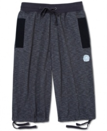 Add a touch of sophistication to your relaxed look with these track shorts from Sean John. Add a touch of sophistication to your relaxed look with these track shorts from Sean John.