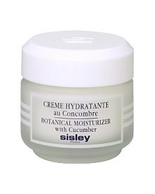 Deeply moisturized skin, more supple and soft.Moisturizer with Cucumber has everything it takes to restore balance in skin with a tendency for dehydration.Amino acid-rich cucumber helps to: improve moisture levels within half an hour of application revitalize the skinprovide a pleasantly fresh, comfortable feelDirections for Use:Moisturizer with Cucumber can be used as a day or night cream. Gently smooth onto perfectly cleansed, dry skin. Can also be used as a makeup base. For a natural-looking, unified complexion, apply a small amount of Tinted Moisturizer, and finish with a light dusting of Transparent Loose Face Powder. Deeply moisturized skin, more supple and soft.Moisturizer with Cucumber has everything it takes to restore balance in skin with a tendency for dehydration.Amino acid-rich cucumber helps to: improve moisture levels within half an hour of application revitalize the skinprovide a pleasantly fresh, comfortable feelDirections for Use:Moisturizer with Cucumber can be used as a day or night cream. Gently smooth onto perfectly cleansed, dry skin. Can also be used as a makeup base. For a natural-looking, unified complexion, apply a small amount of Tinted Moisturizer, and finish with a light dusting of Transparent Loose Face Powder.