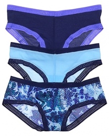 Flirty and fun sheer mesh boyshorts trimmed with contrasting lace. Flirty and fun sheer mesh boyshorts trimmed with contrasting lace.