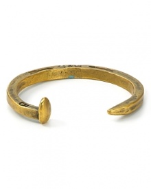 Spike it. Giles & Brother's brass cuff lends looks an industrial-chic edge with whether worn solo or as part of a style-setters stack. Spike it. Giles & Brother's brass cuff lends looks an industrial-chic edge with whether worn solo or as part of a style-setters stack.