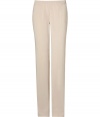 Stylish pants in rayon - noble color cream - slim and straight cut with stretch content, these pants are super comfortable - new: cr?pe optic, mini waist pleats - grown-up look for grown-up women - wear at elegant invitations like a dinner, galery opening, opening nights - totally chic combined with matching colors like white, beige, moccha - style upgrade with black and high heeled sandals - pair with noble accessories: a clutch and gold jewelry