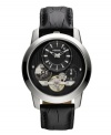 Fossil puts a twist on classic with this attractive dress watch.