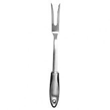 The OXO International Stainless Steel Fork feature brushed stainless steel handles for strength and durability and OXO's trademark flexible fins for ultimate comfort. Use the OXO Steel Fork for piercing potatoes, transferring a pot roast from pan to platter and securing meat during slicing. The OXO International Stainless Steel Fork feature brushed stainless steel handles for strength and durability and OXO's trademark flexible fins for ultimate comfort. Use the OXO Steel Fork for piercing potatoes, transferring a pot roast from pan to platter and securing meat during slicing.