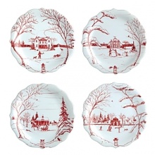 Perfect for holiday entertaining, this charming collection from Juliska features snow-capped trees, country homes and villagers enjoying the season in several wintry landscape scenes. Perfect for holiday entertaining, this charming collection from Juliska features snow-capped trees, country homes and villagers enjoying the season in several wintry landscape scenes.