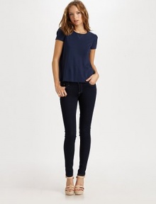 A trendy pair that's both stylish and comfortable.Zip fly with button closureFive-pocket styleLogo detail at back waistInseam, about 3159% modal/39% cotton/2% elastaneDry cleanImported Model shown is 5'10 (177cm) wearing US size 4. A trendy pair that's both stylish and comfortable.Zip fly with button closureFive-pocket styleLogo detail at back waistInseam, about 3159% modal/39% cotton/2% elastaneDry cleanImported Model shown is 5'10 (177cm) wearing US size 4.