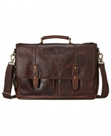 Send the message that you can be practical without stinting on style. Dillon Messenger Bag from Fossil with sleek exterior and concealed pockets aplenty. Send the message that you can be practical without stinting on style. Dillon Messenger Bag from Fossil with sleek exterior and concealed pockets aplenty.