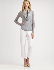 There's so much to adore about a casual, organic cotton style with an easy fit.Side zipInseam, about 2895% organic cotton/5% spandexMachine washImported Model shown is 5'10 (177cm) wearing US size Small. There's so much to adore about a casual, organic cotton style with an easy fit.Side zipInseam, about 2895% organic cotton/5% spandexMachine washImported Model shown is 5'10 (177cm) wearing US size Small.