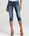 True Religion Jeans - Lizzy Crop Jeans in Short Fuse Wash